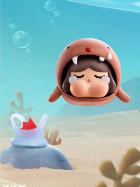 pop mart cry me an ocean series figure - the walrus